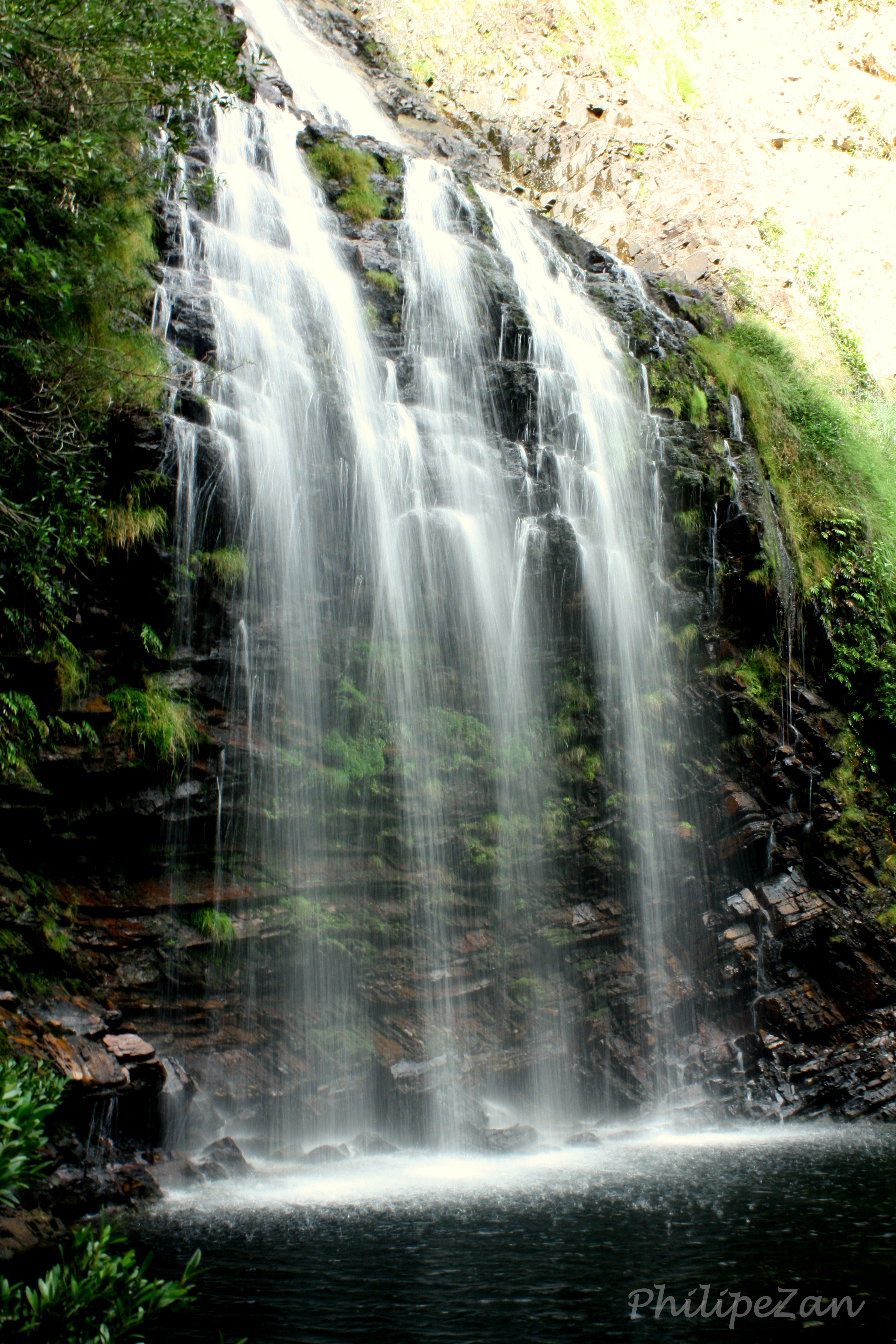 Cachoeira da Farofa, dentro do Parque Nacional da Serra do Cipó